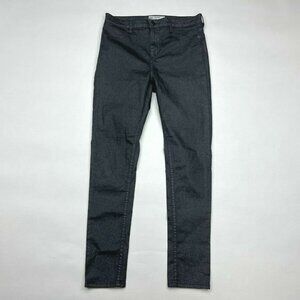 Free People Glitter Skinny‎ Pants Stretch Pockets